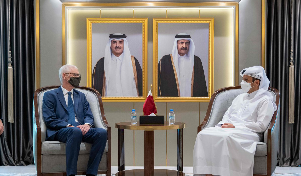 Qatar's foreign minister meets with UK PM's envoy to Afghanistan